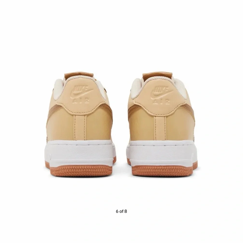 Nike Women’s Neutral Low-Top Sneakers in Cream and Brown